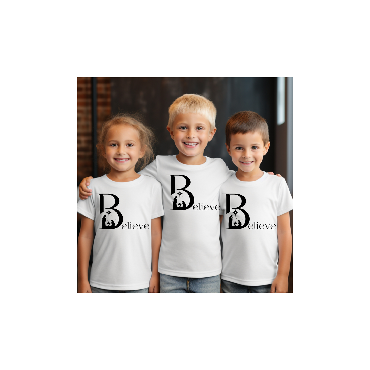 Believe Holiday T-Shirt – The Heart of Christmas Youth Stollen Moments