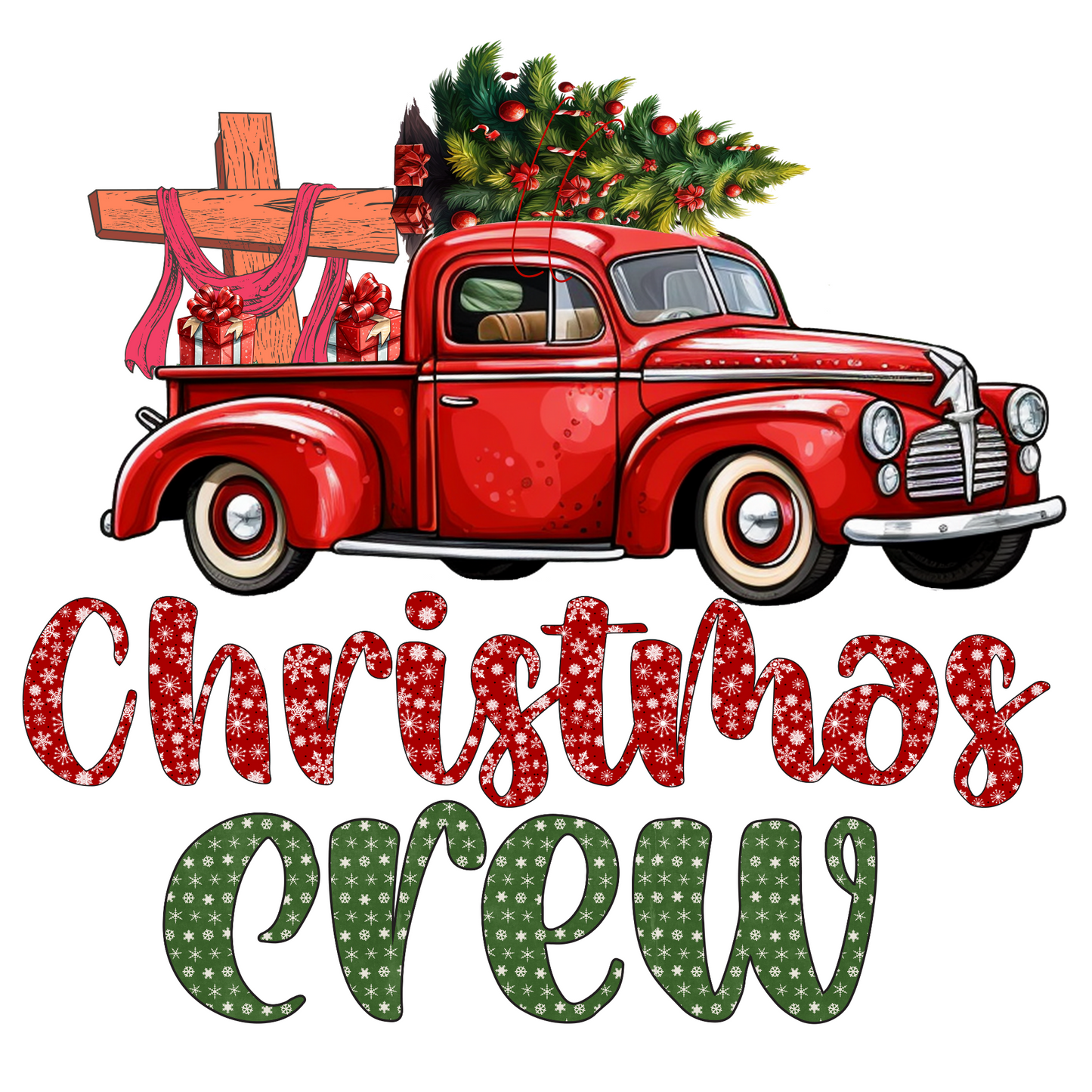 Youth Vintage Christmas Crew Tee Stollen Moments