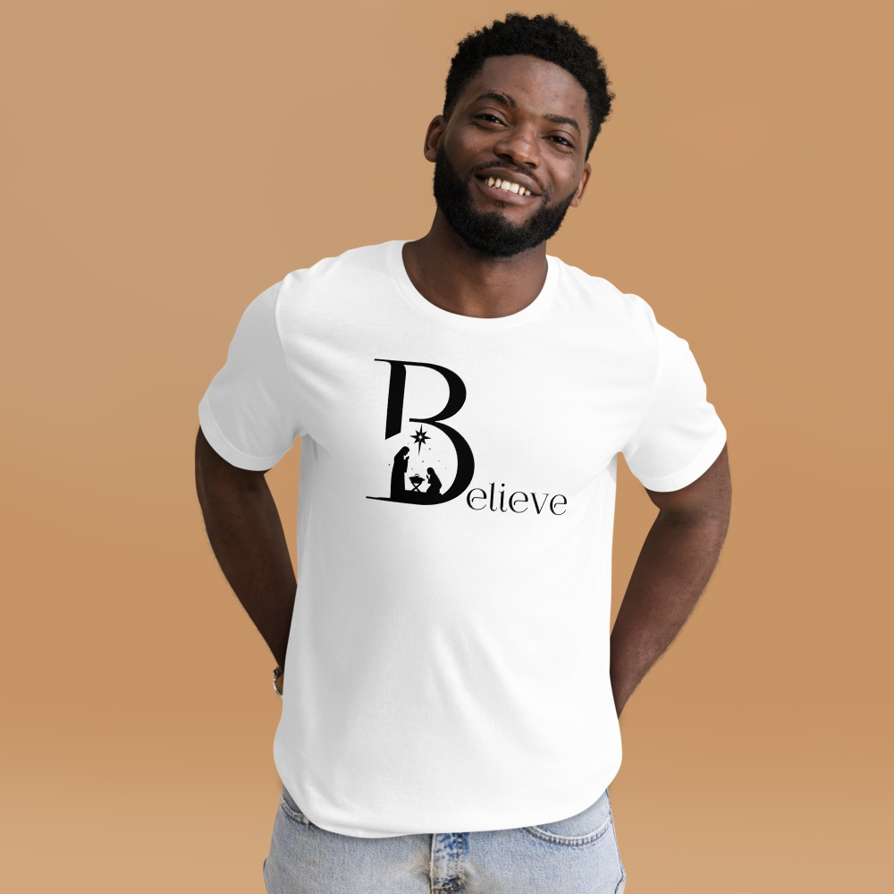 Believe Holiday T-Shirt – The Heart of Christmas Stollen Moments