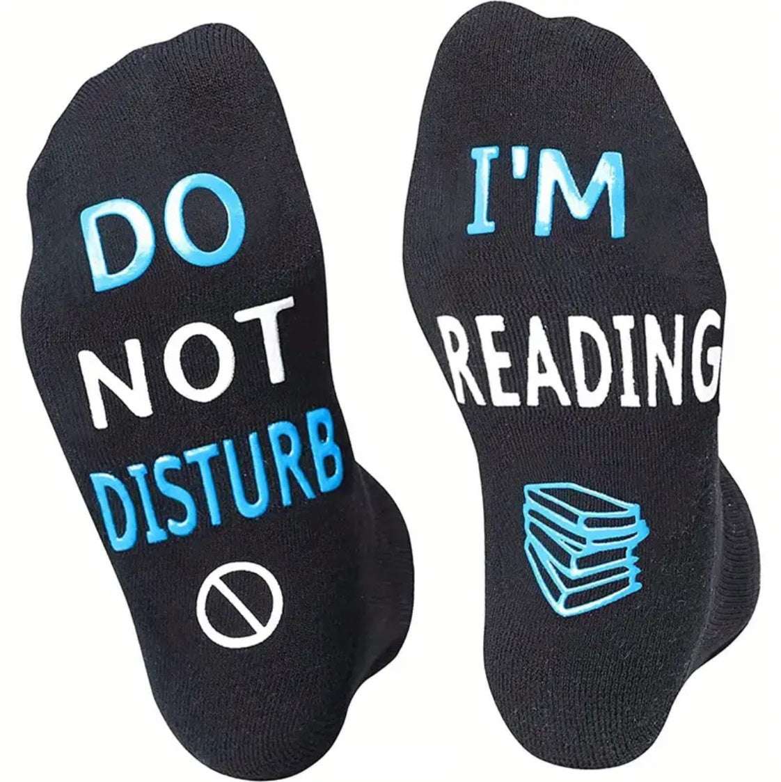 Socks for Book Lovers: "Quiet Time" Socks for Avid Readers and Book Lovers Stollen Moments