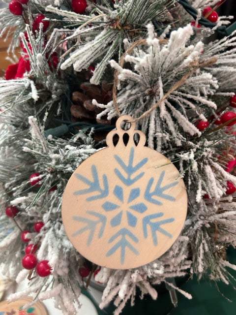 Blank Wooden Christmas Ornament - Pack of 10 Stollen Moments