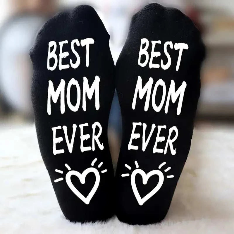 Mom Socks: Cozy, Soft "Best Mom Ever" Socks Stollen Moments