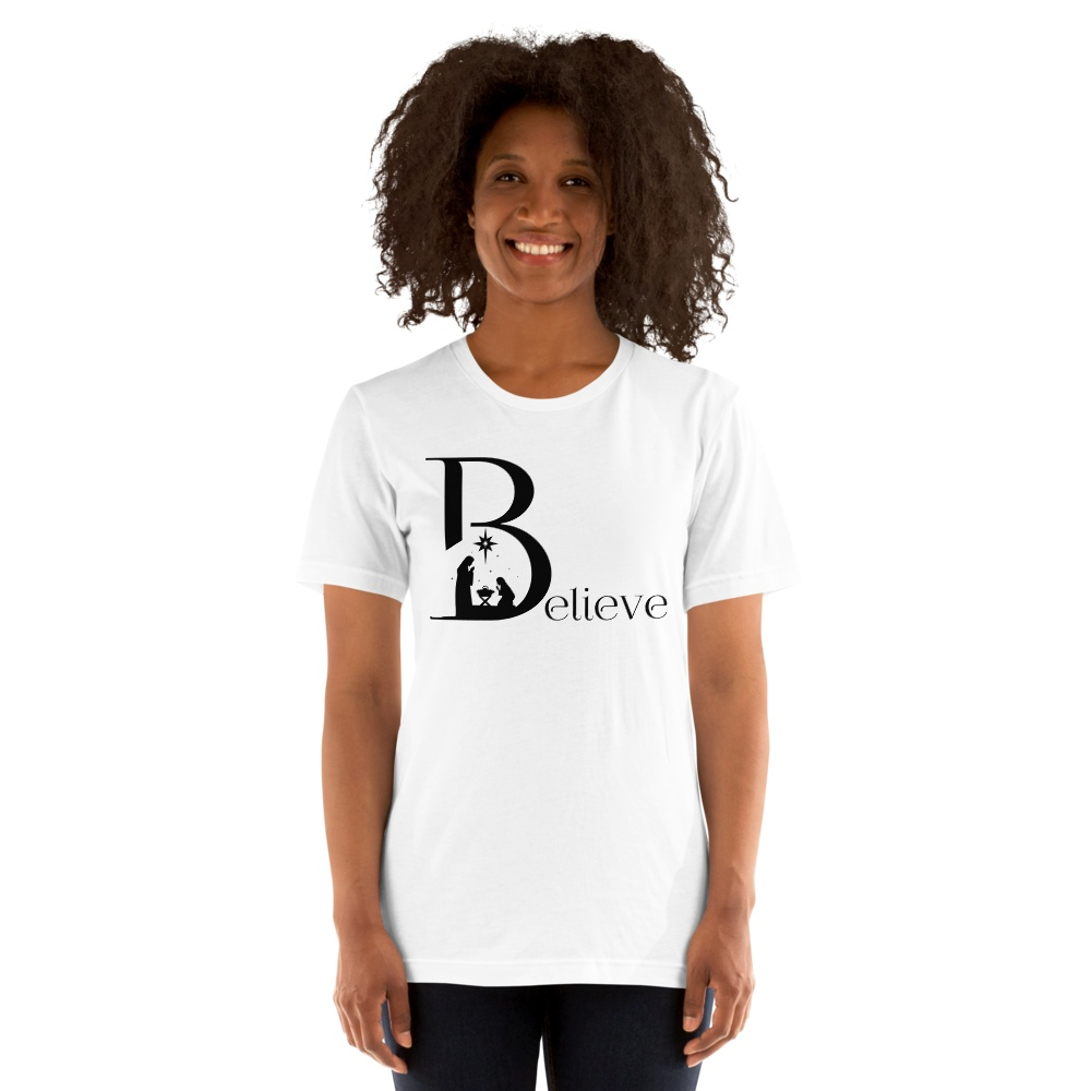 Believe Holiday T-Shirt – The Heart of Christmas Stollen Moments